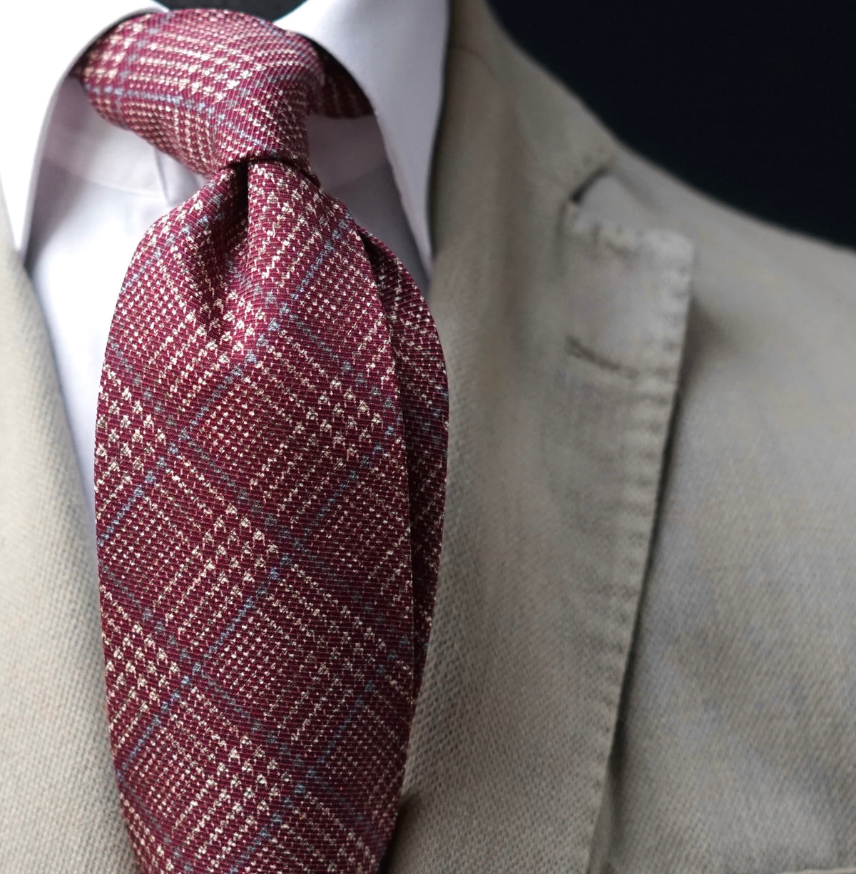 Saglione Glen Silk Necktie