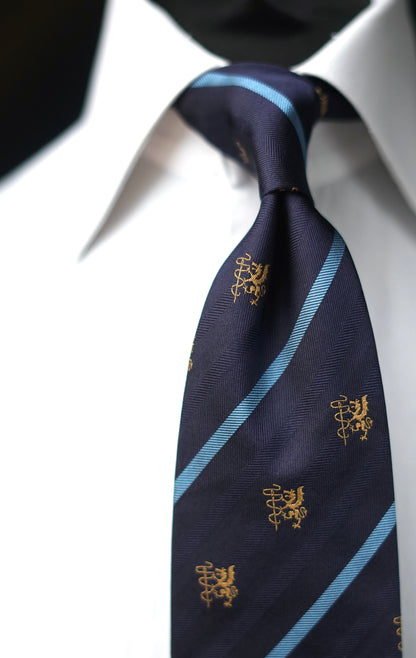Diroma Crest Silk Necktie