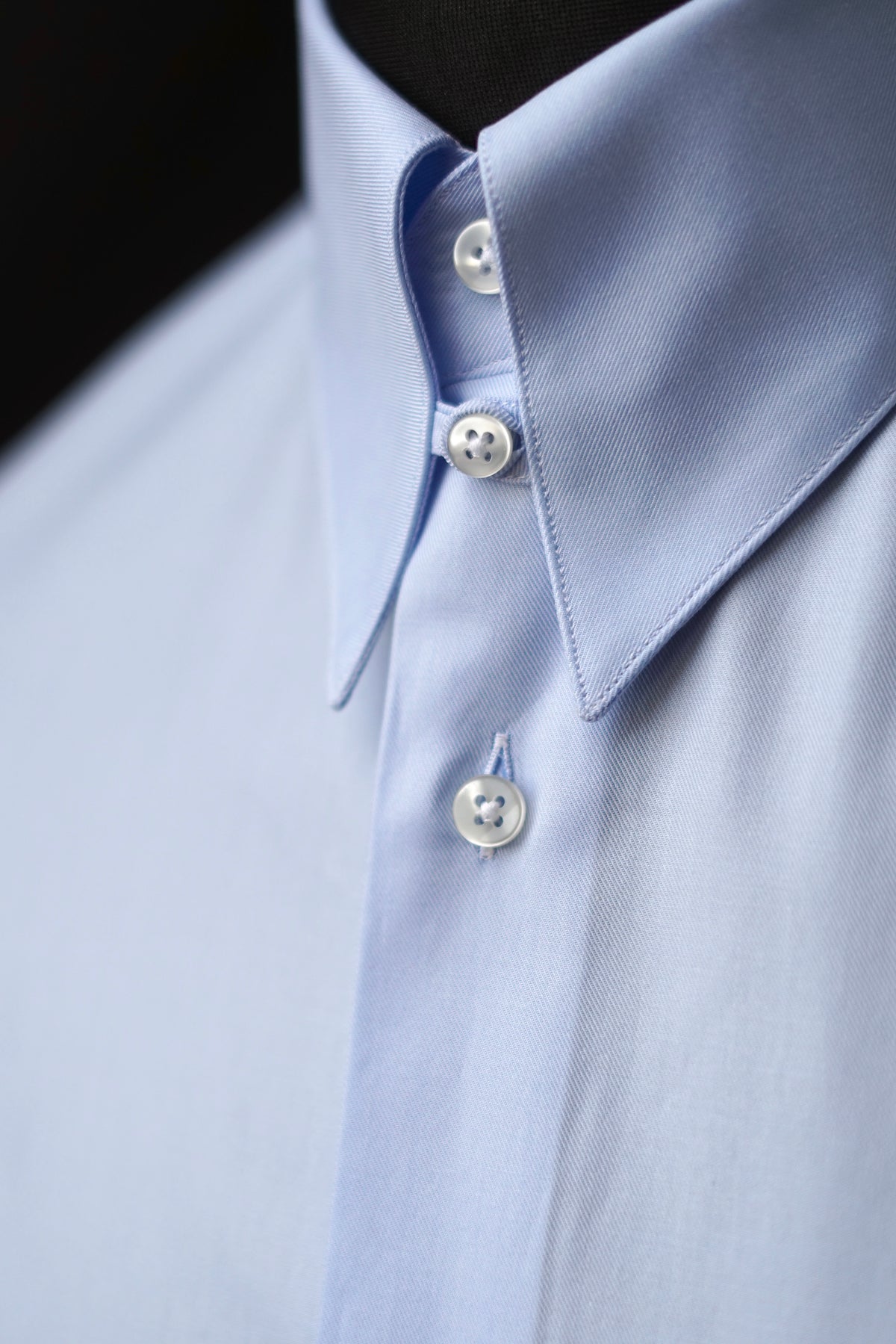 Spear Point Tab Collar Twill Dress Shirt MTM
