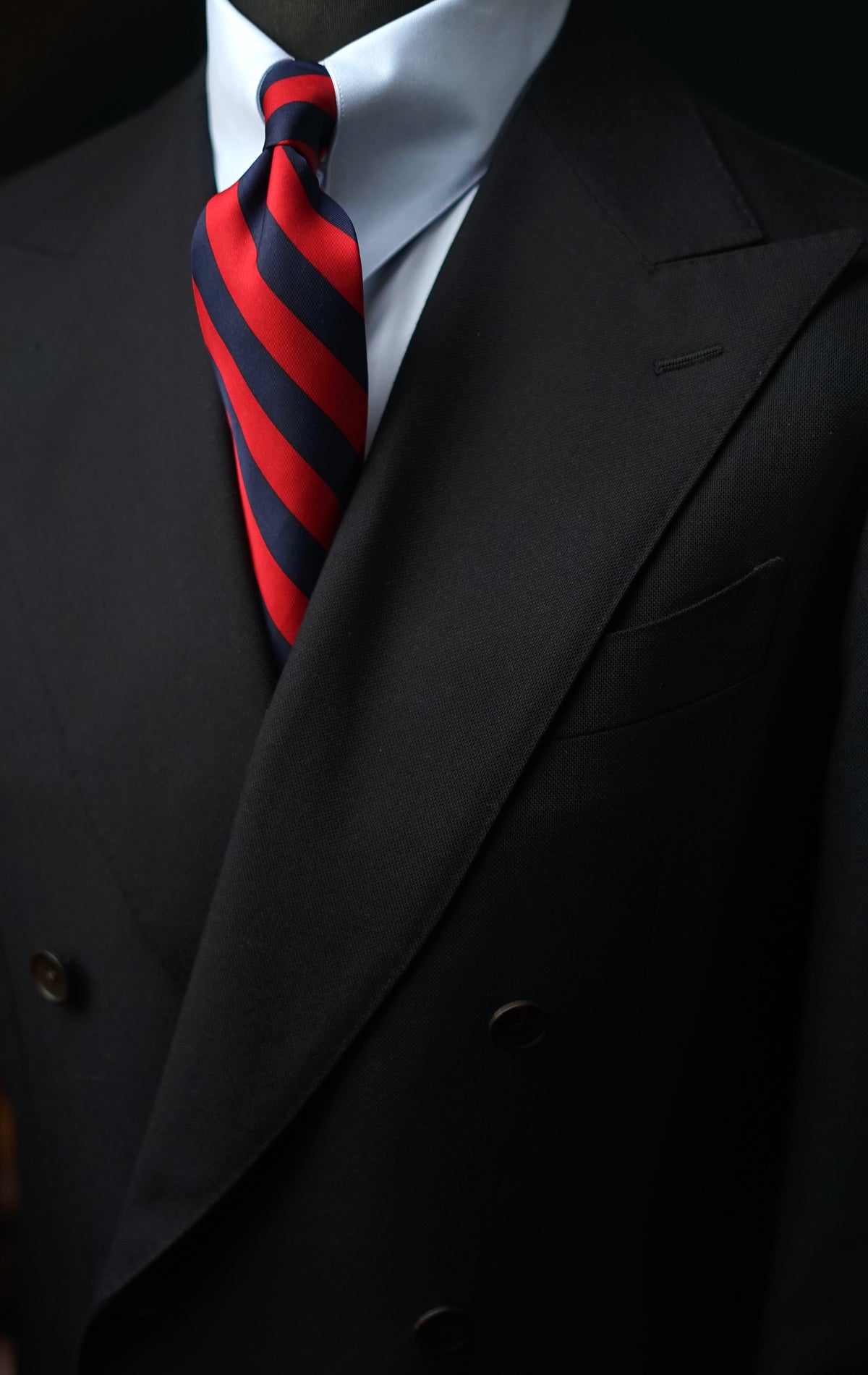Spear Point Tab Collar Twill Dress Shirt MTO