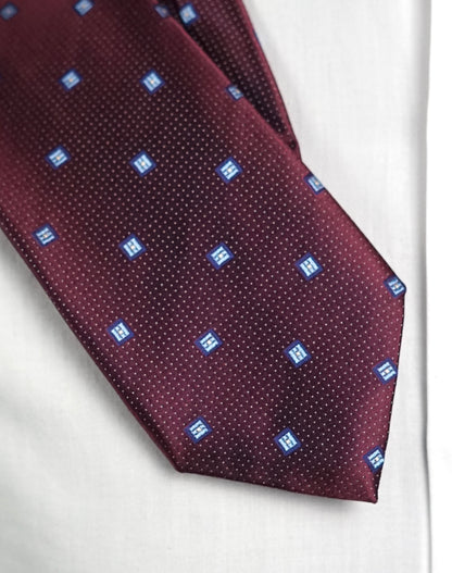 Sorrentina Bordeaux Silk Necktie