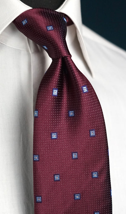 Sorrentina Bordeaux Silk Necktie