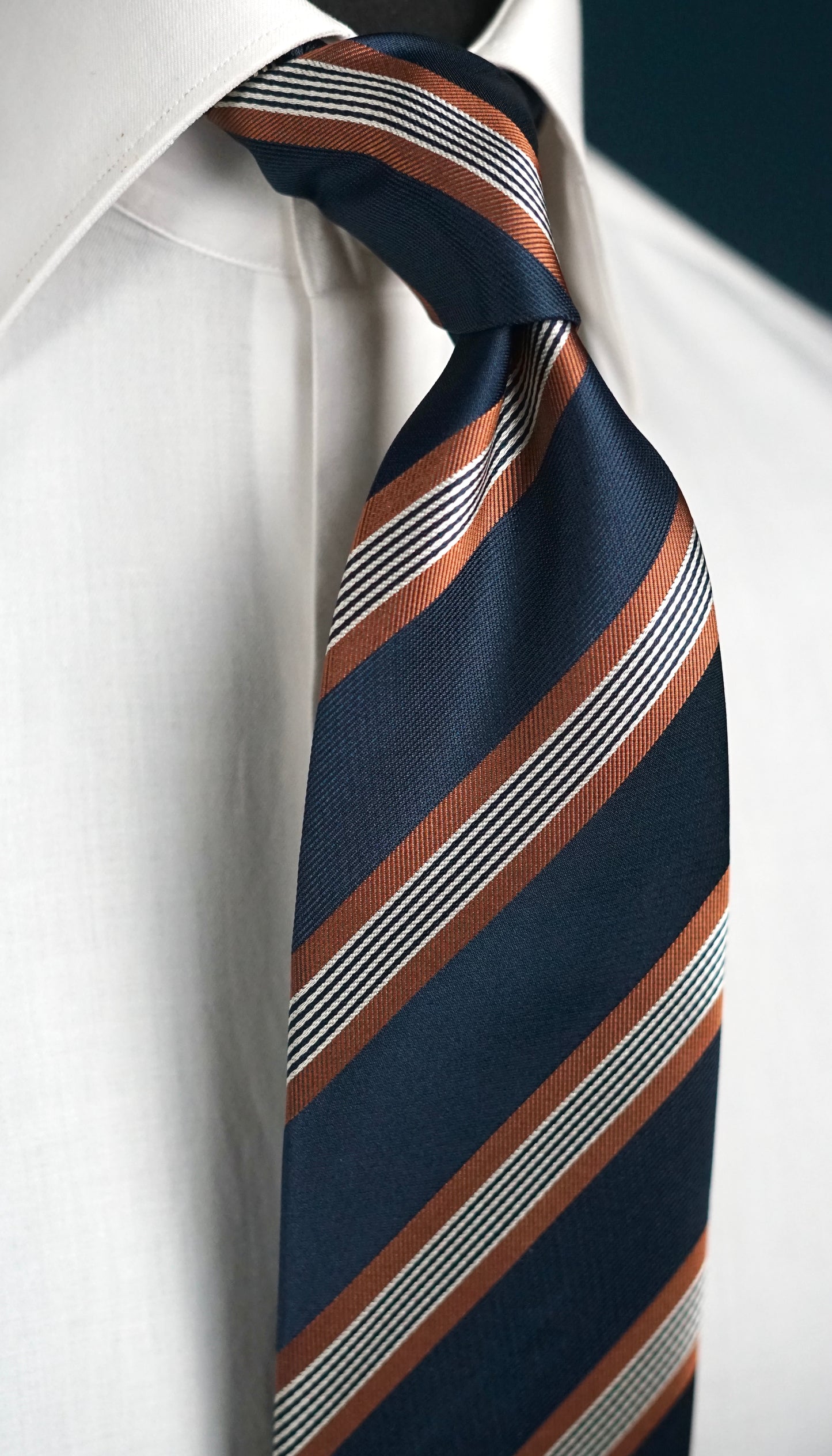 Lolita Brown Silk Necktie