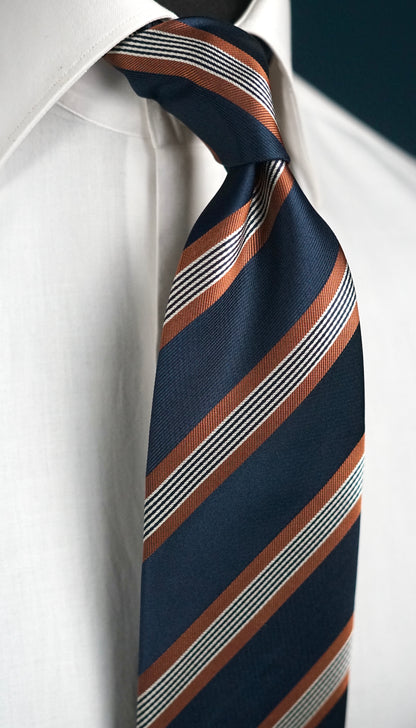 Lolita Brown Silk Necktie