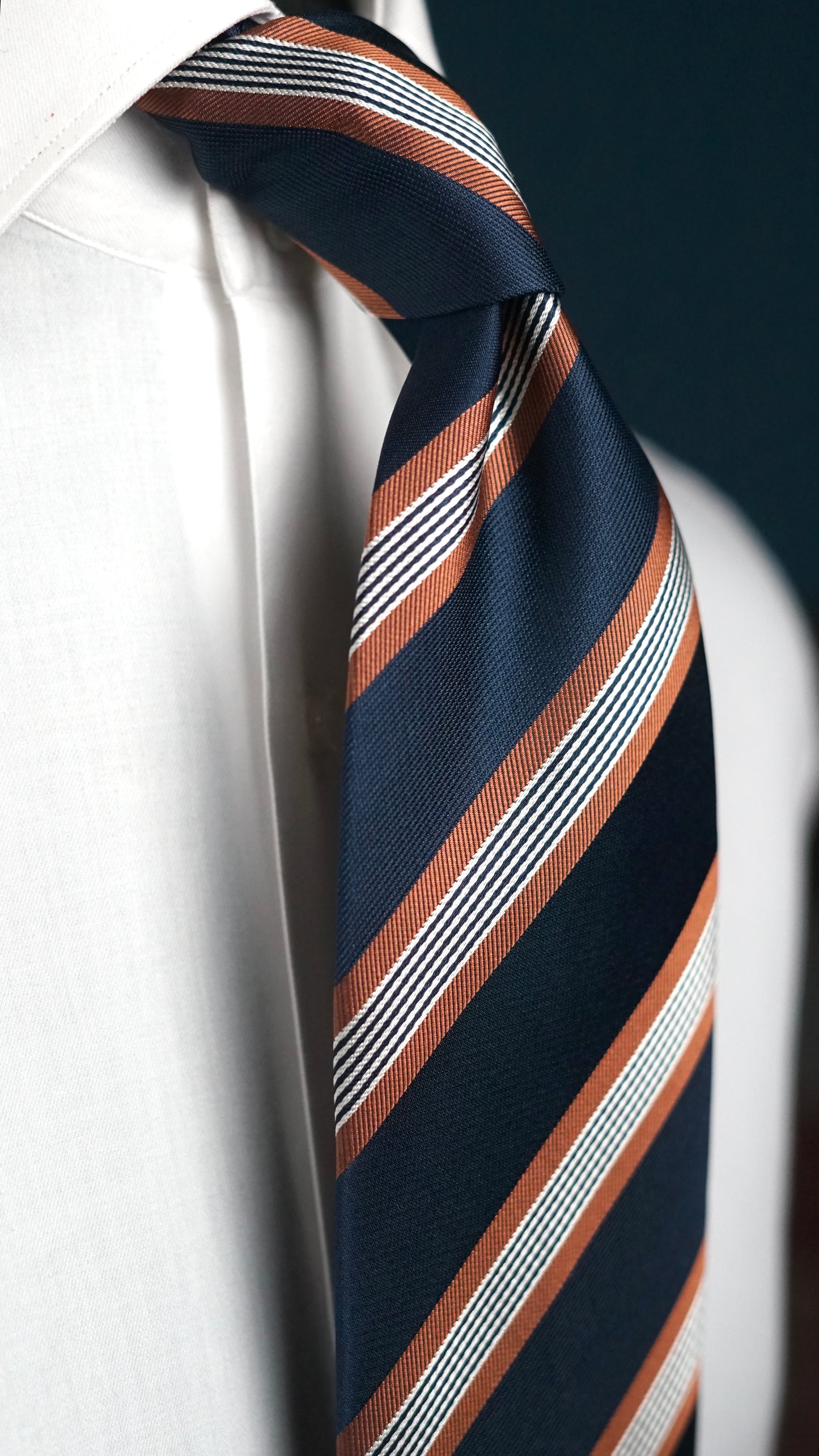 Lolita Brown Silk Necktie