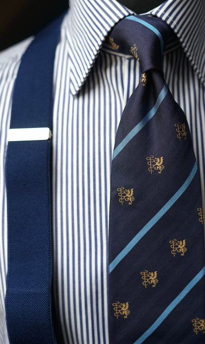 Diroma Crest Silk Necktie