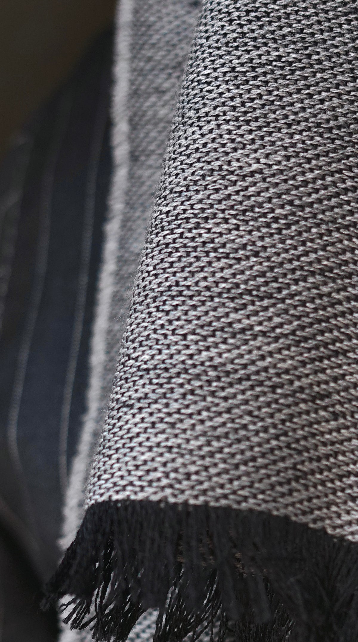 Grey Wool Scarf