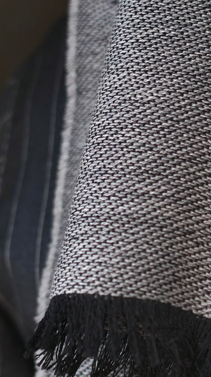Grey Wool Scarf