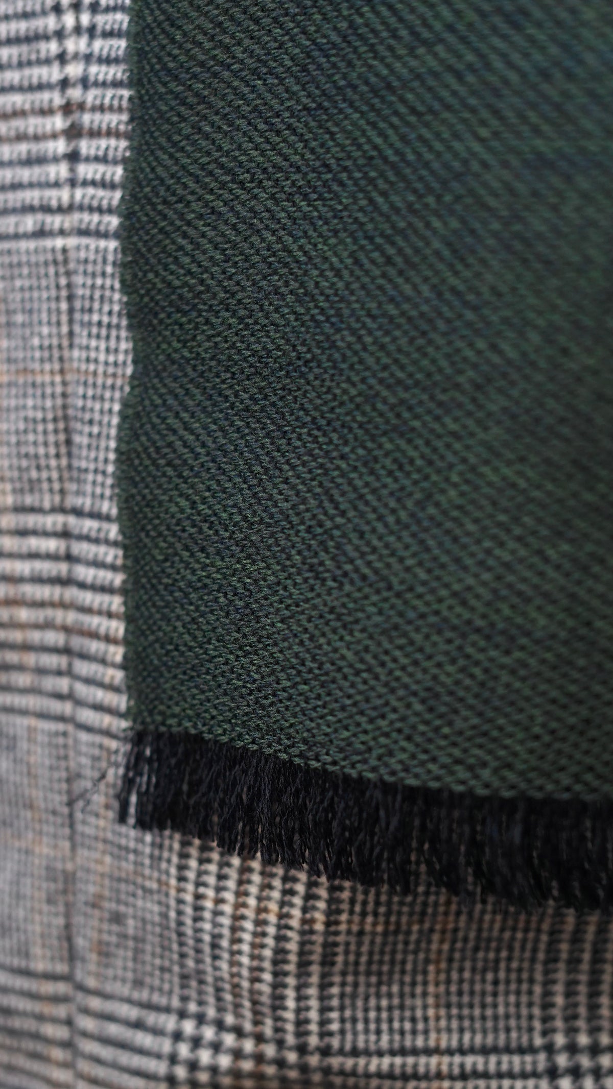 Green Wool Scarf