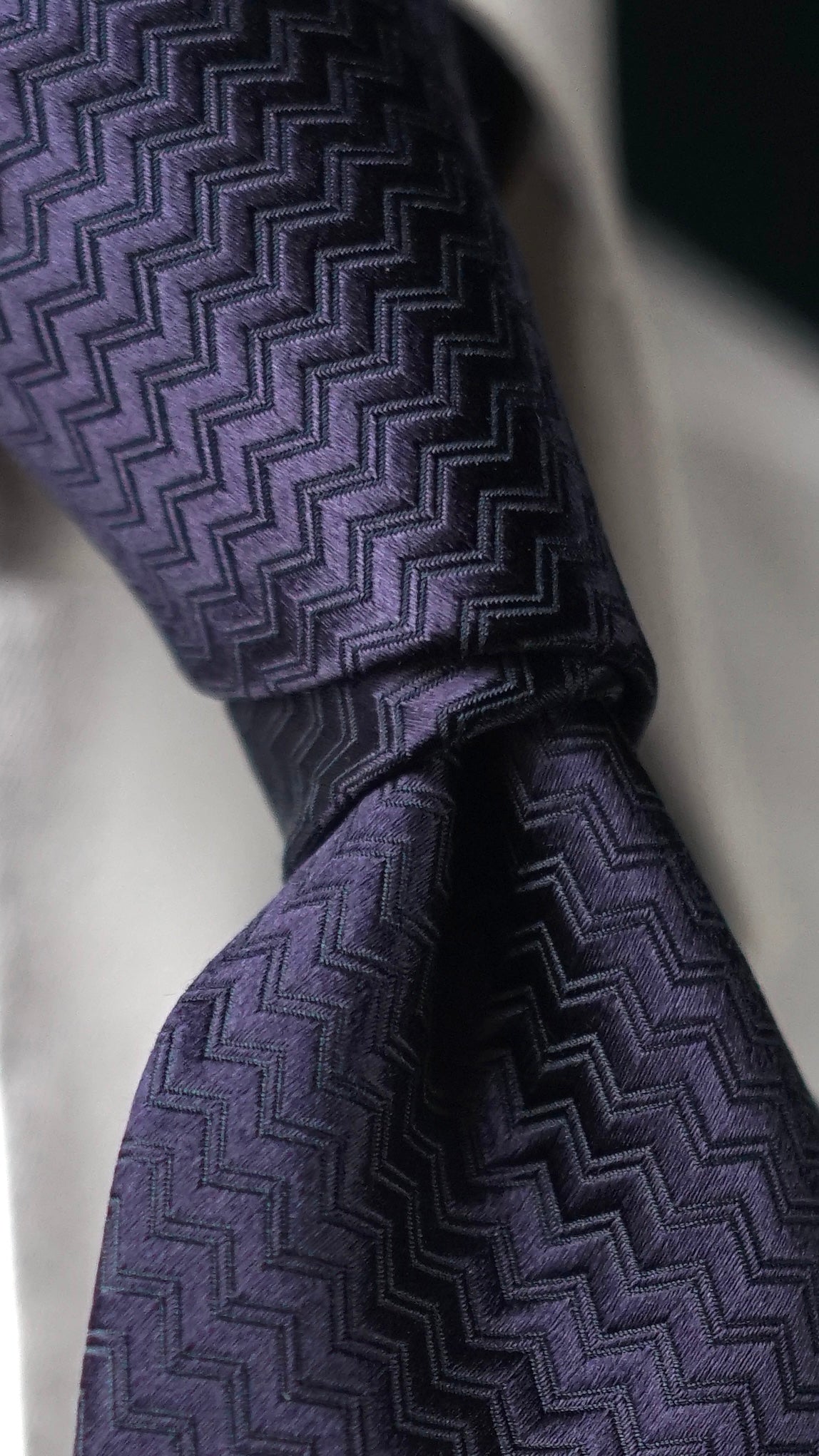 Bespoke Riga Navy Silk Necktie