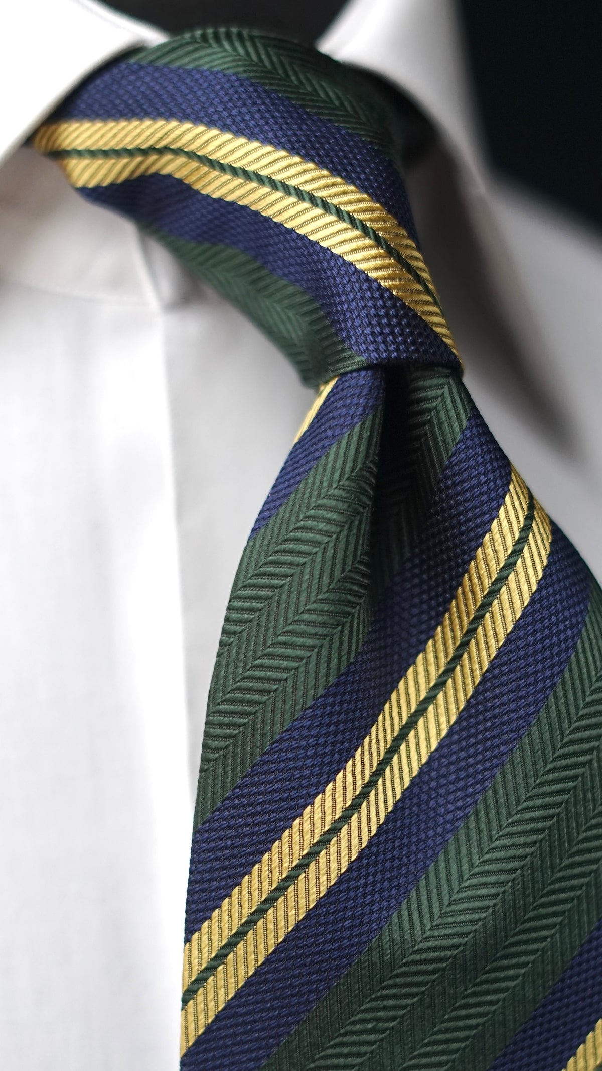 Selenia Green Silk Necktie