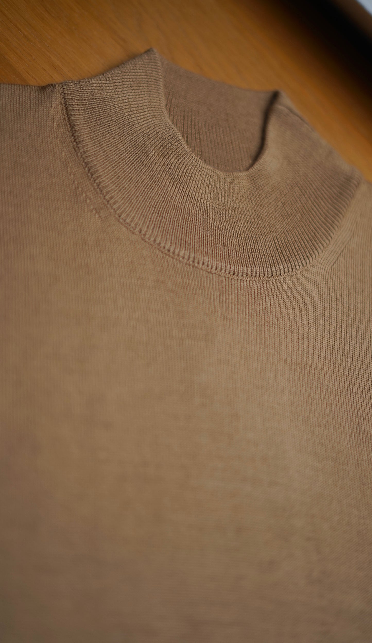 Camel Wool High Neck