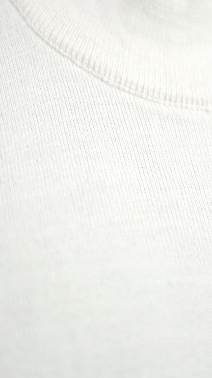 Off White Wool High Neck