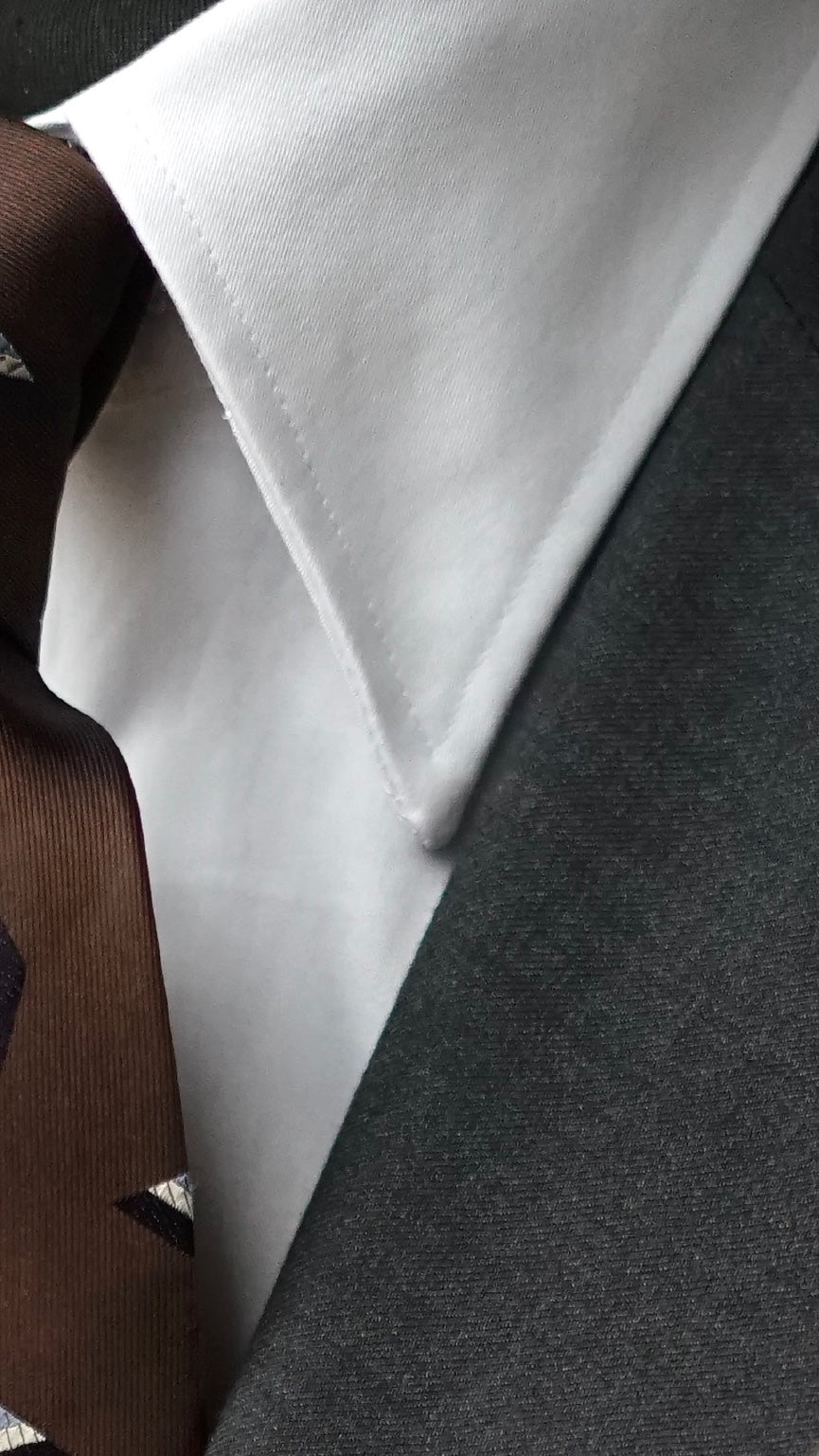 Bianca Point Collar Dress Shirt (Single Cuff)