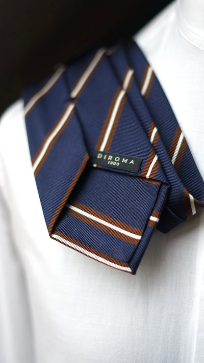 Accademica Navy Silk Necktie
