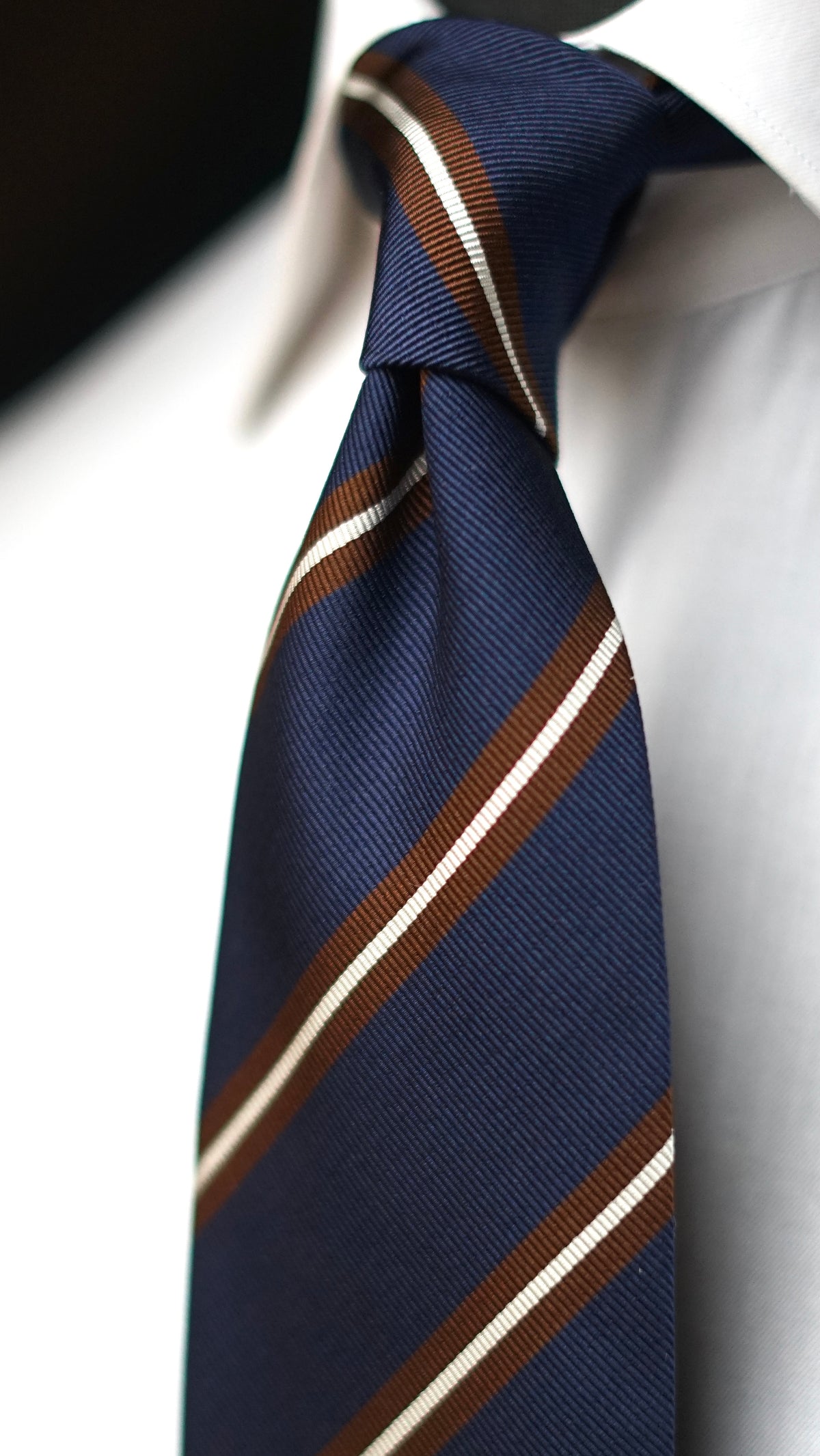 Accademica Navy Silk Necktie
