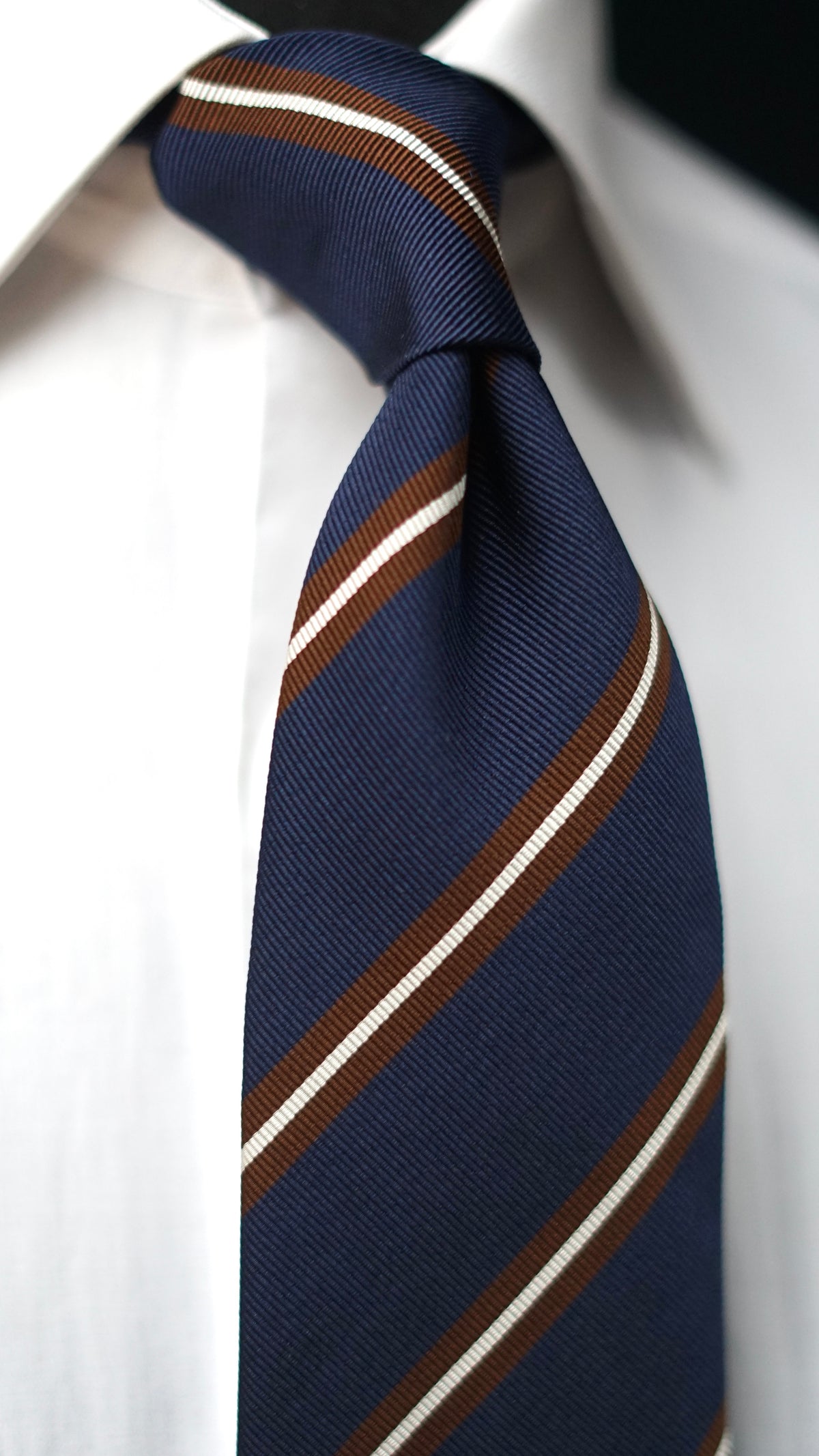 Accademica Navy Silk Necktie