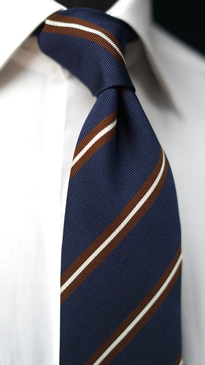 Accademica Navy Silk Necktie