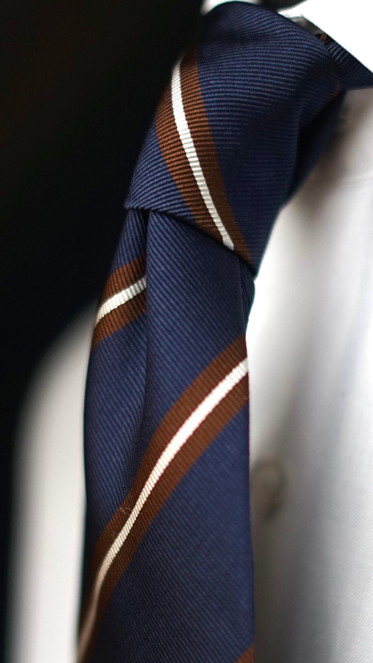 Accademica Navy Silk Necktie