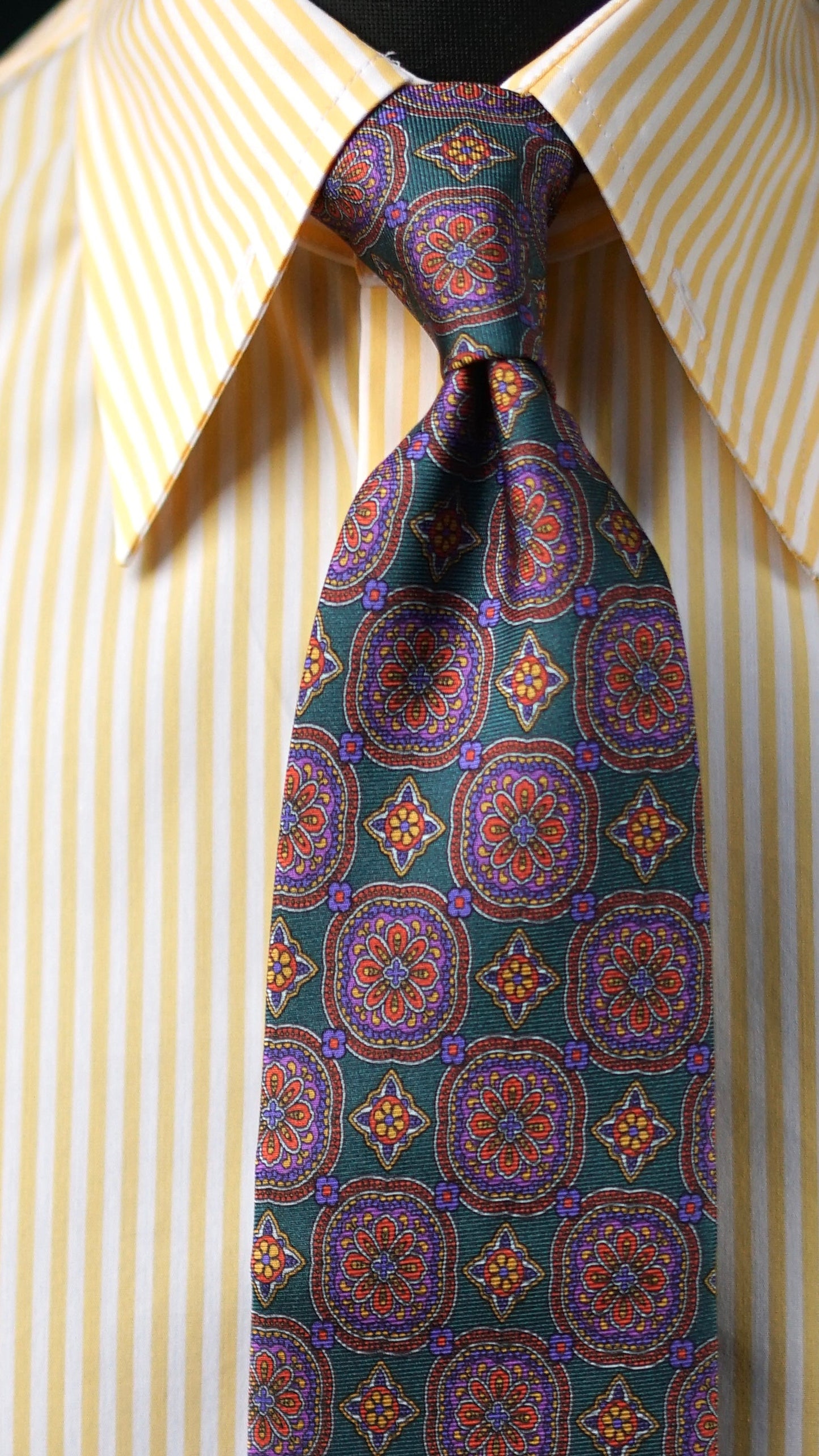 Gialla Lightweight 100% Cotton Point Collar Twill Dress Shirt MTO