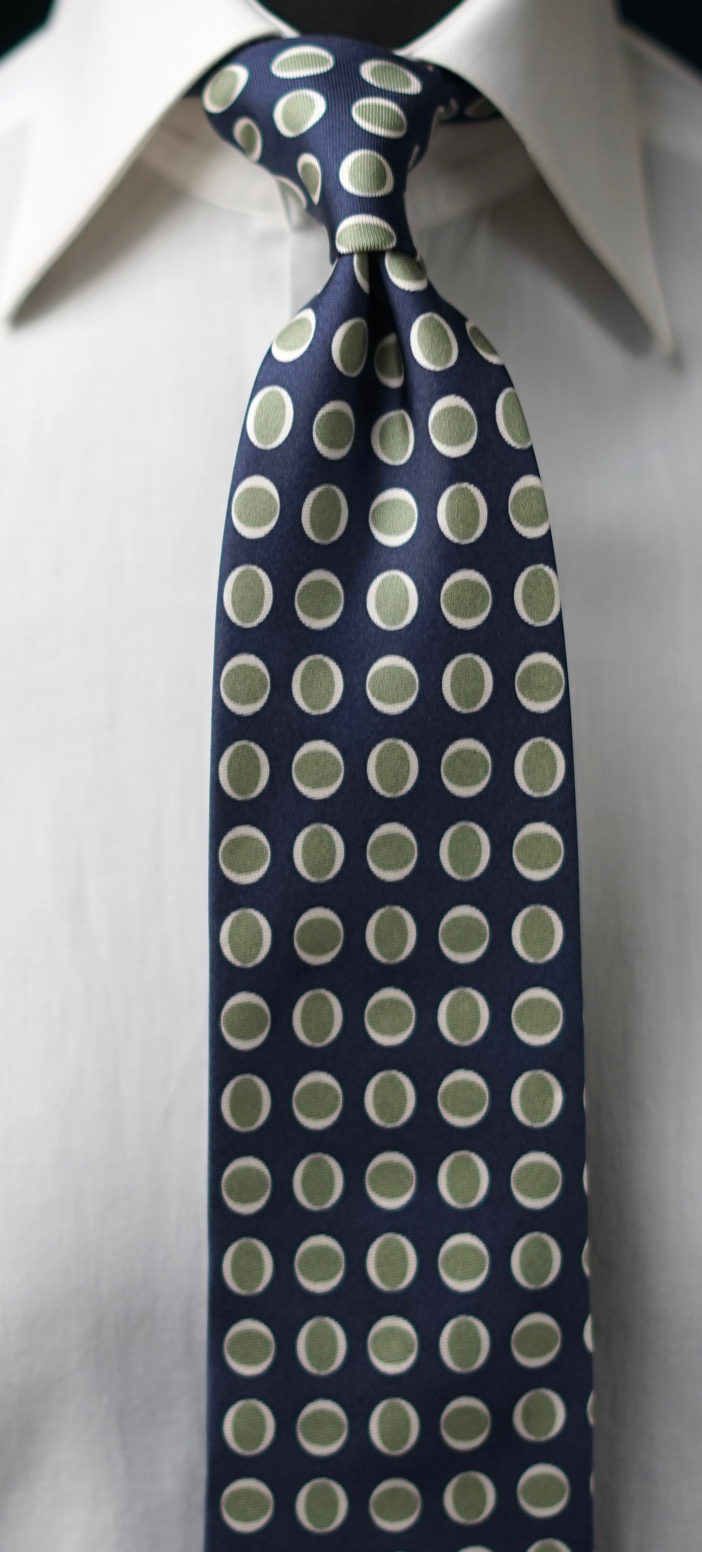 Pavese Blue Silk Necktie