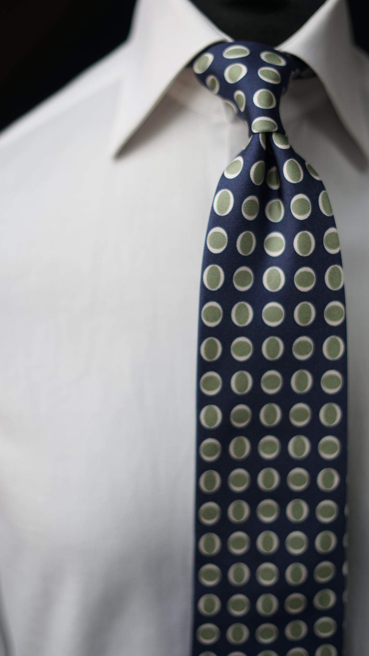 Pavese Blue Silk Necktie