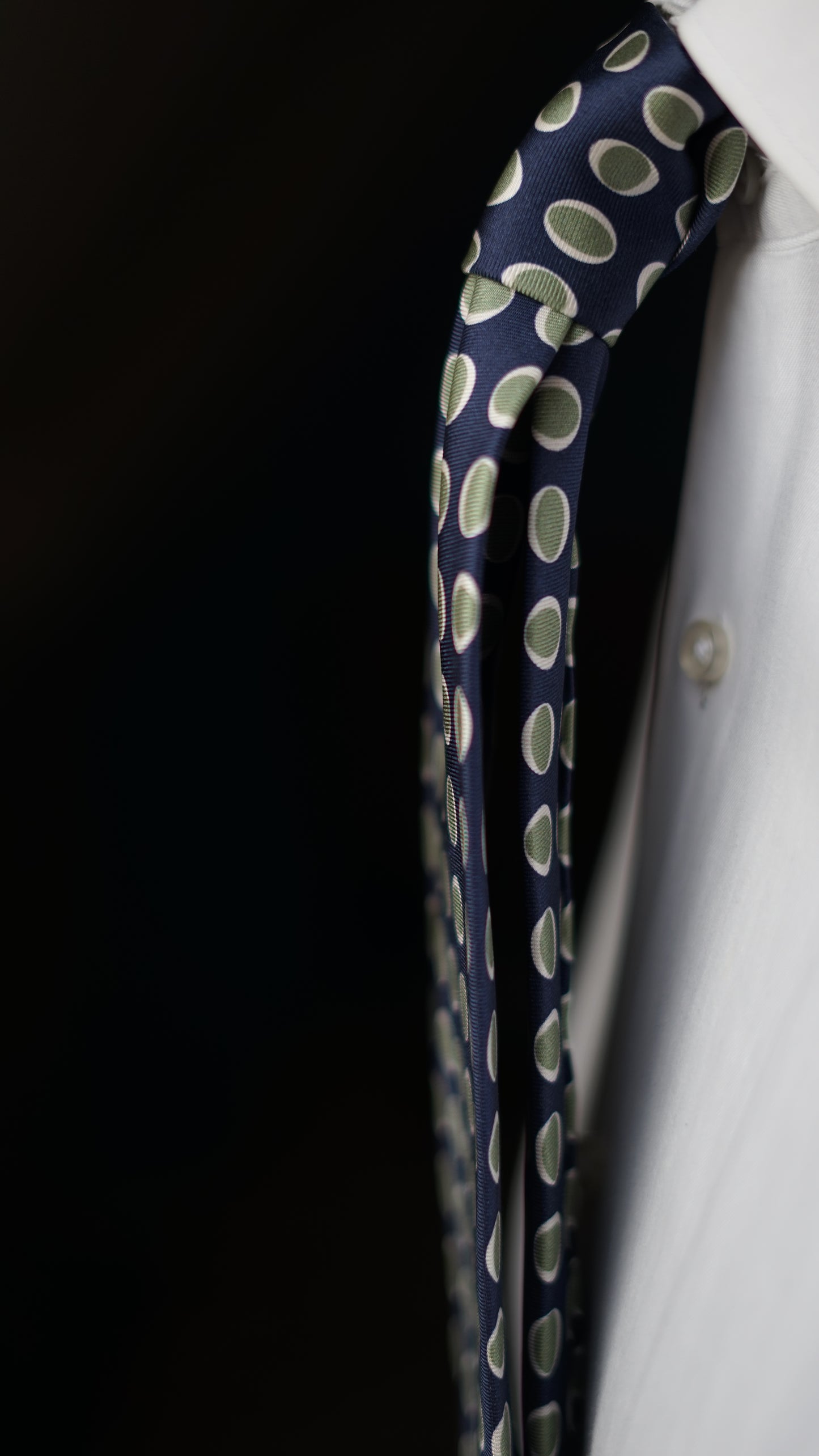 Pavese Blue Silk Necktie