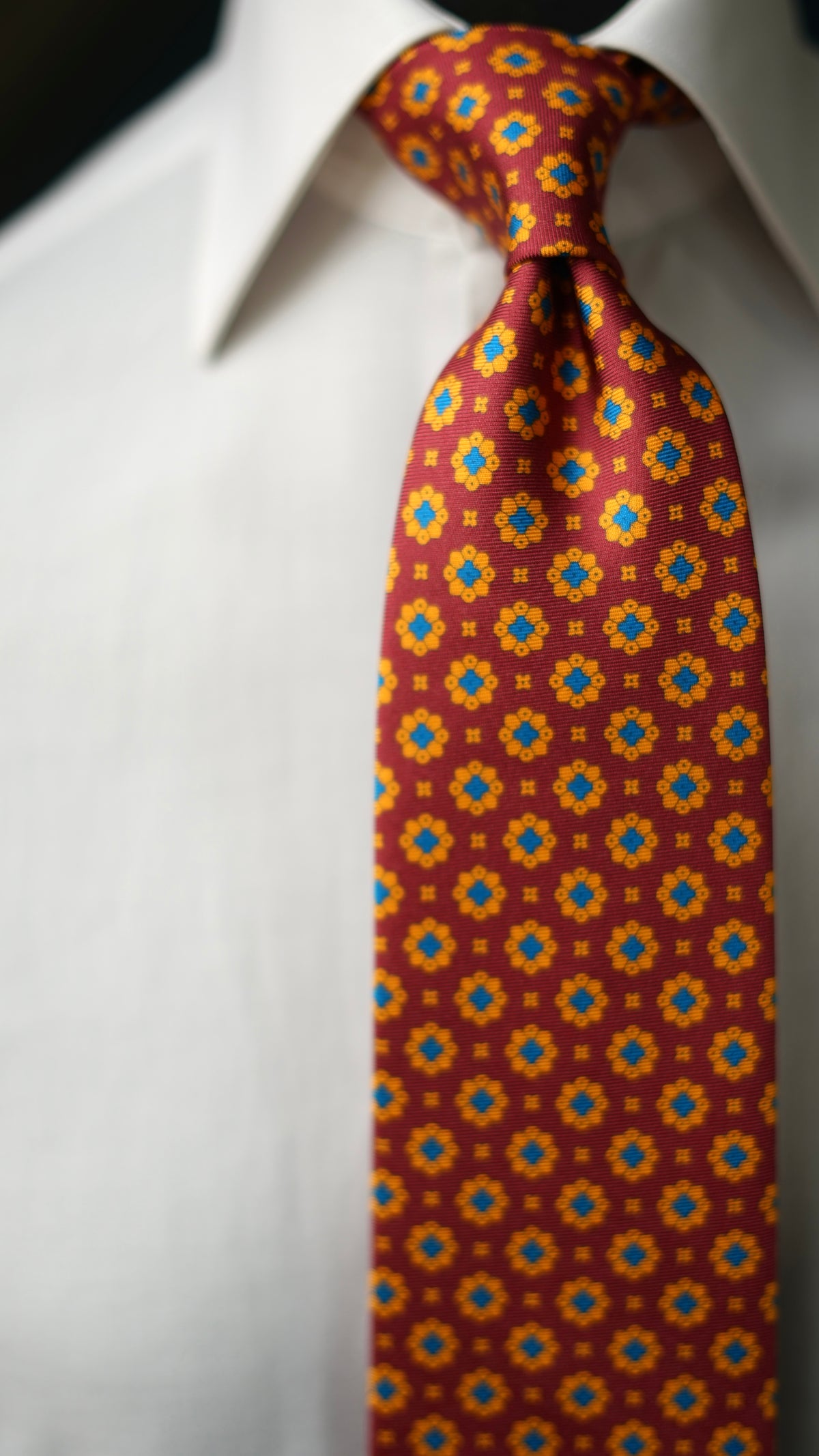 Bespoke Celeste Silk Necktie