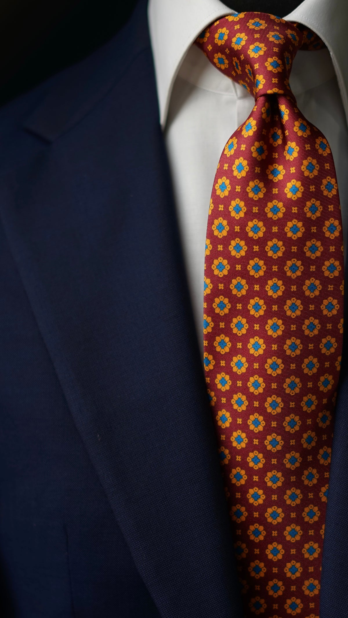Bespoke Celeste Silk Necktie