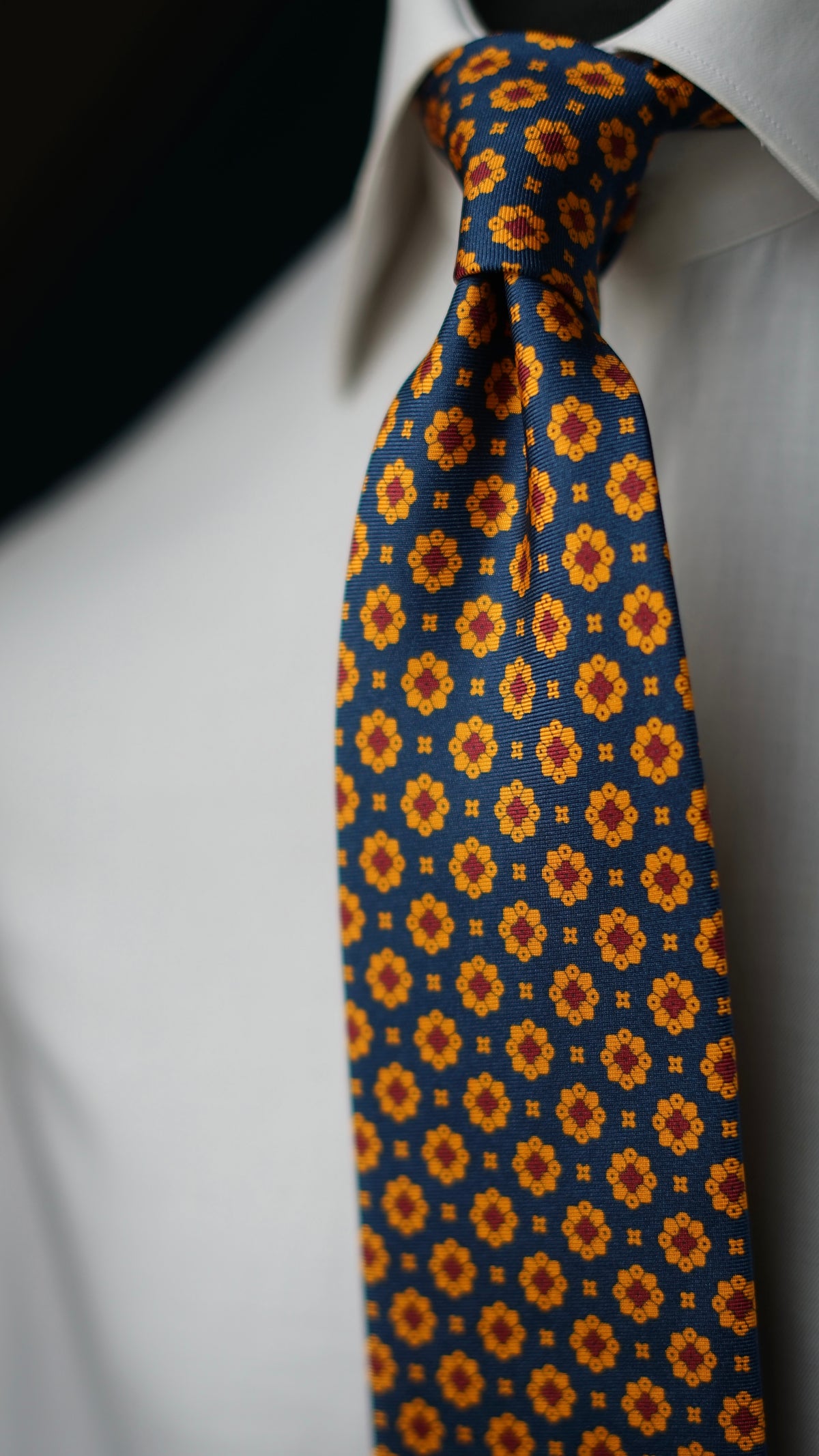 Bespoke Coralla Silk Necktie