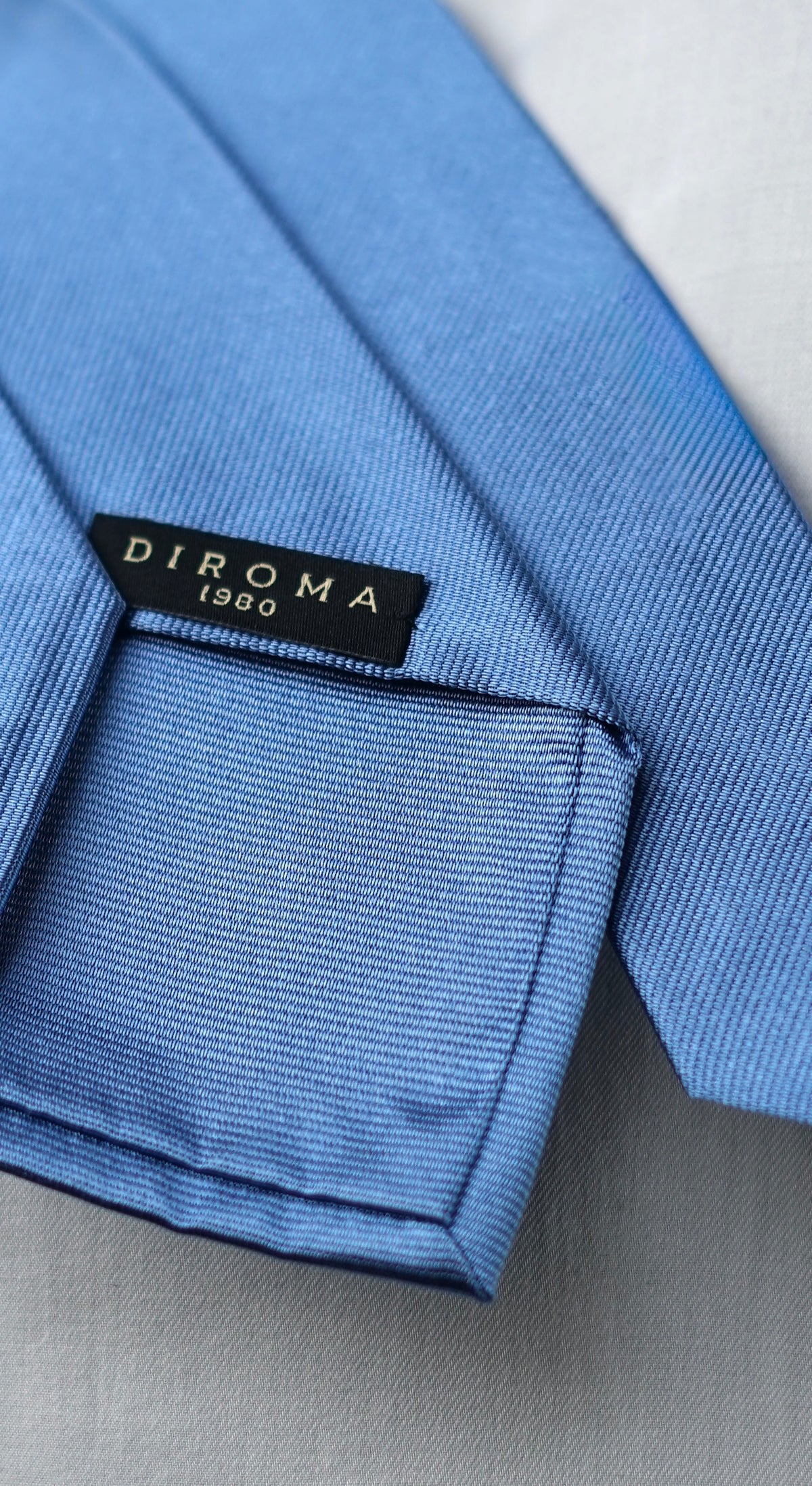 Sky Blue Solida Silk Necktie