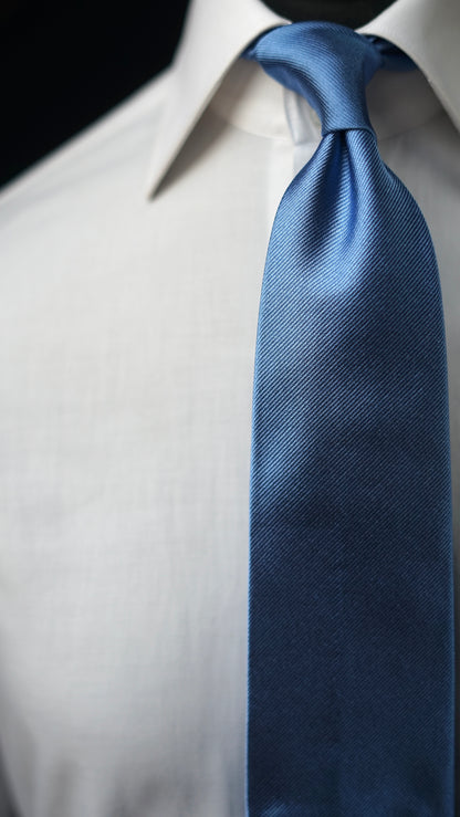 Sky Blue Solida Silk Necktie