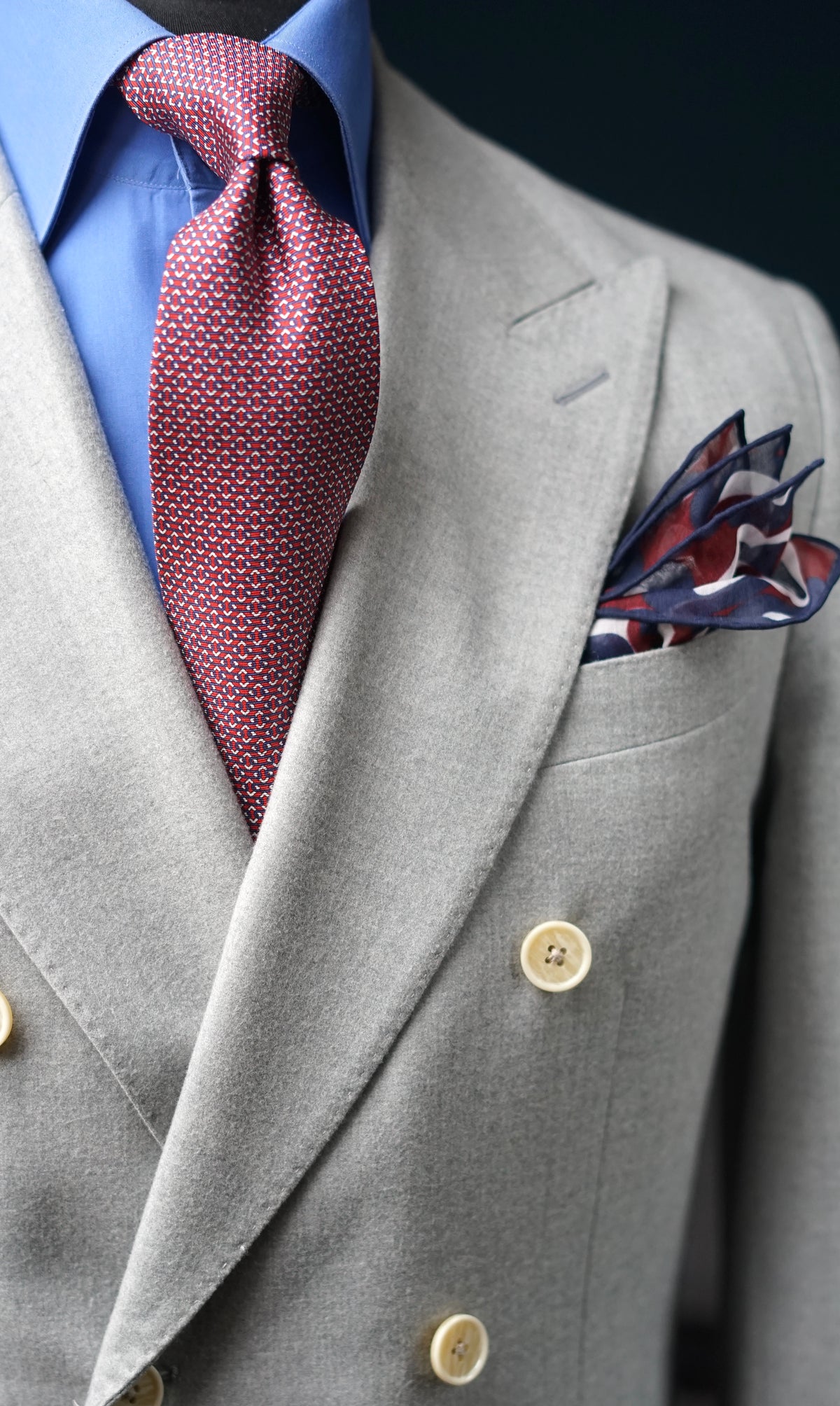 Bespoke Salvia Silk Necktie