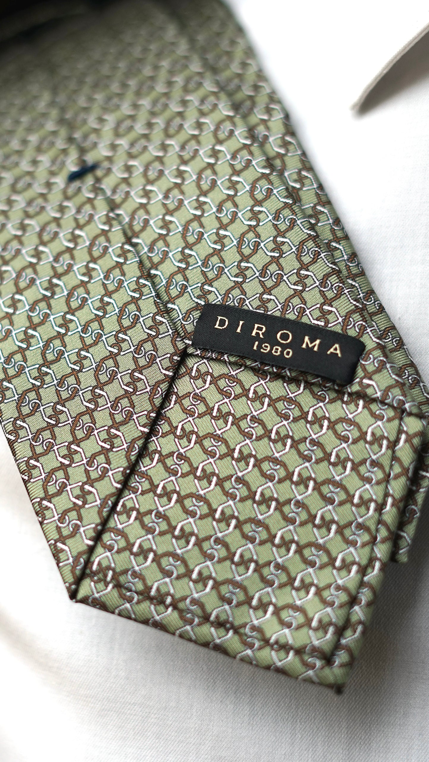 Bespoke Rachele Green Silk Necktie