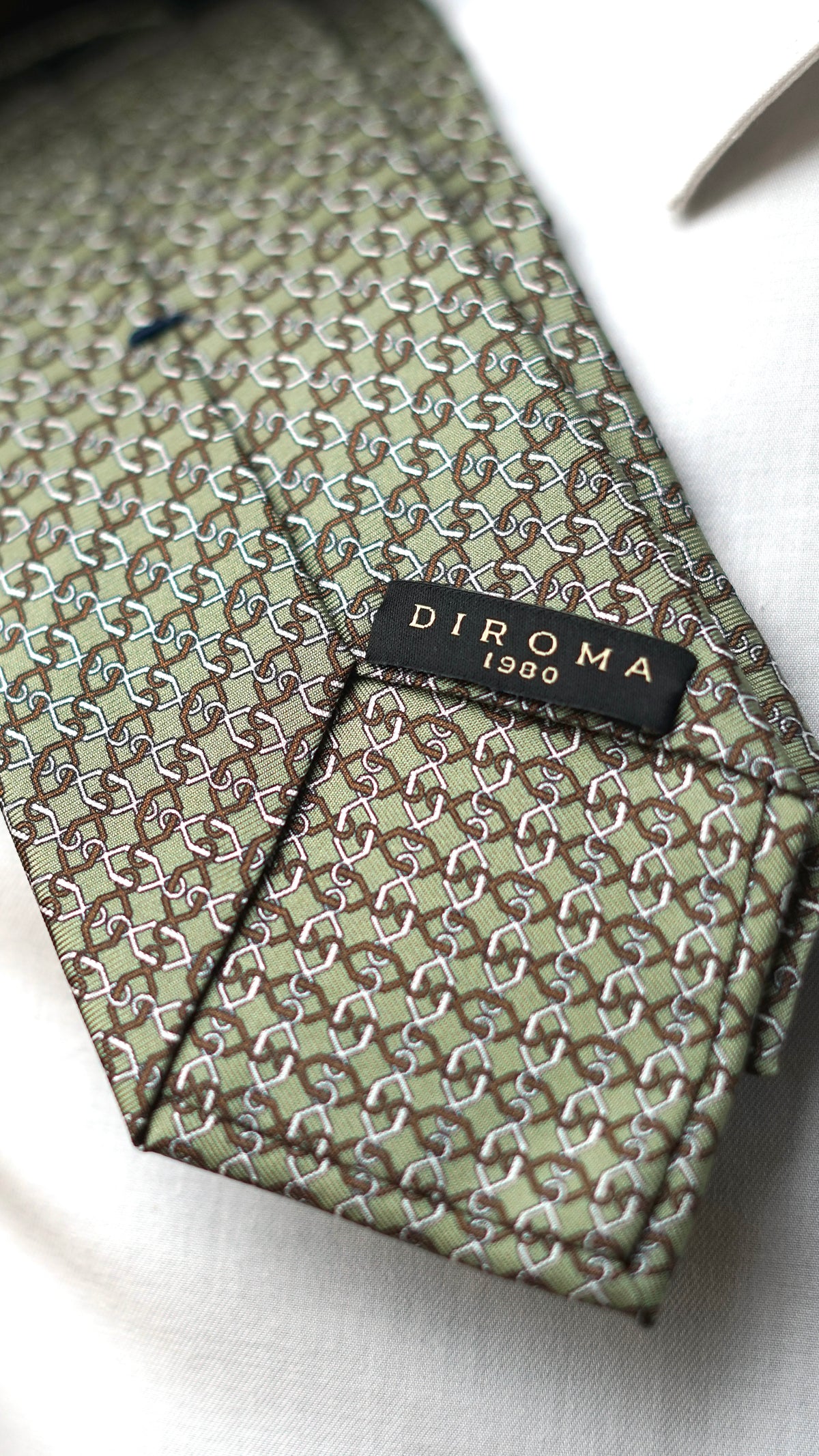 Bespoke Rachele Green Silk Necktie