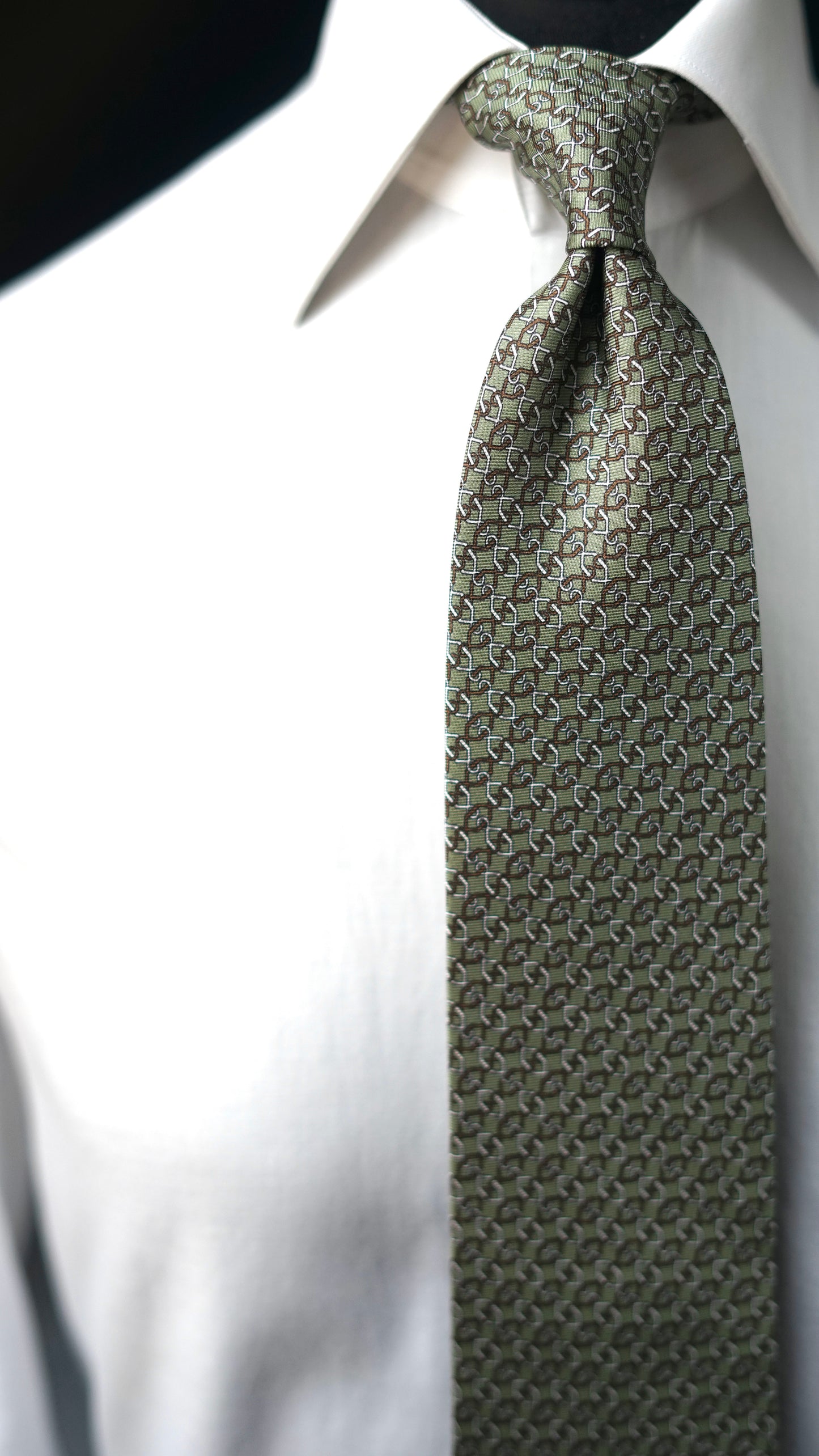 Bespoke Rachele Green Silk Necktie
