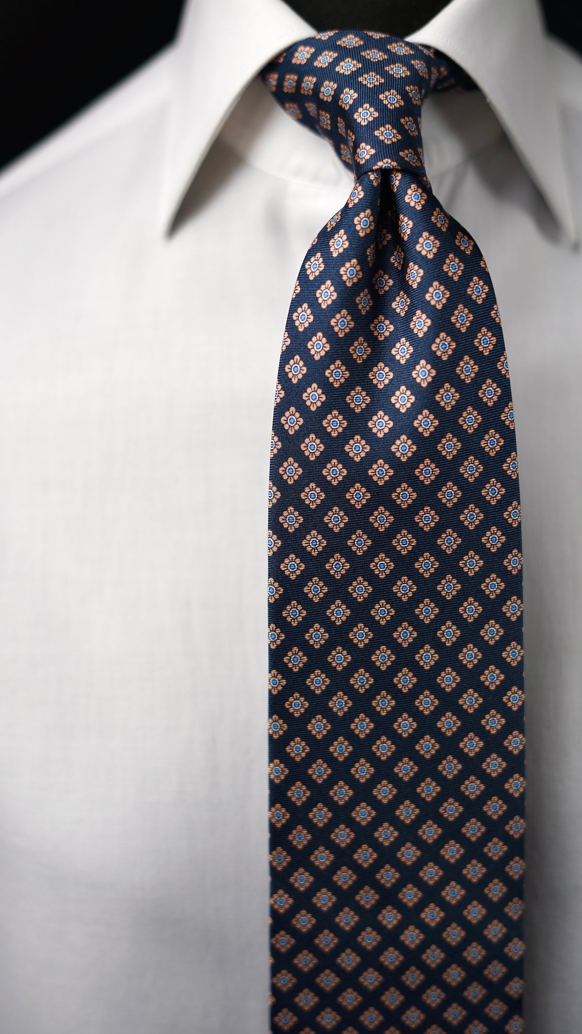 Bespoke Apollonia Beige Silk Necktie