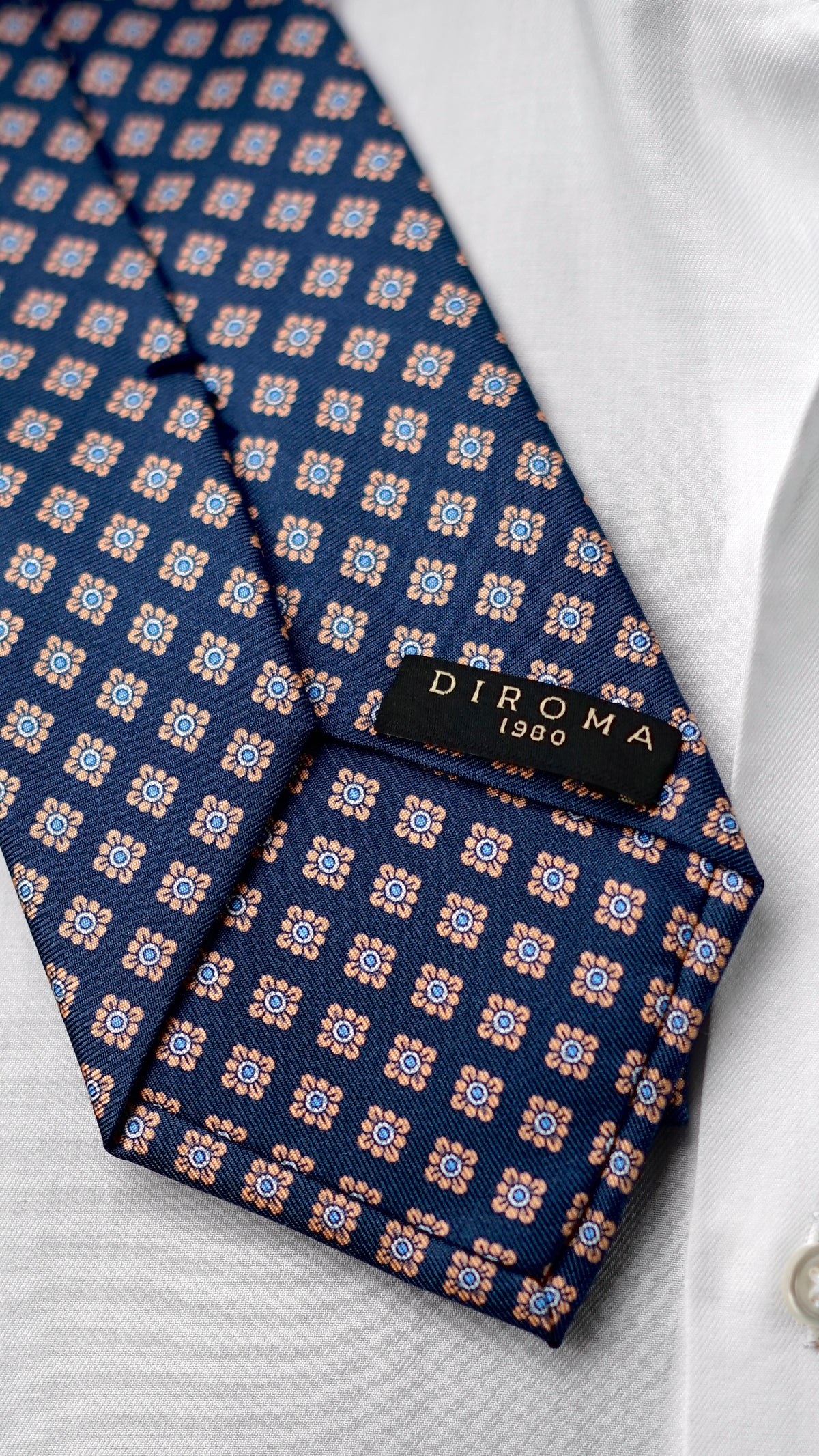 Bespoke Apollonia Beige Silk Necktie