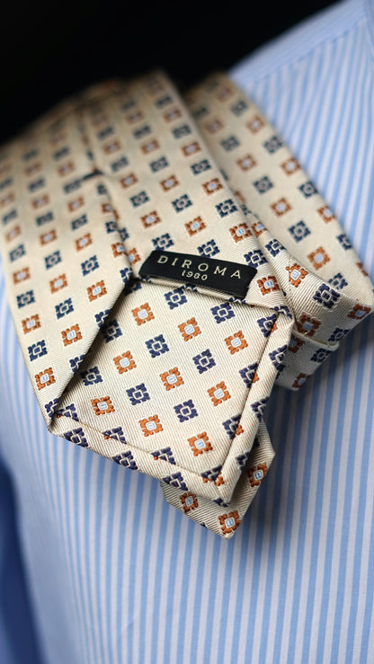 Rita Crema Silk Necktie
