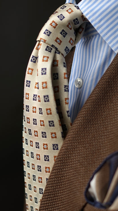 Rita Crema Silk Necktie