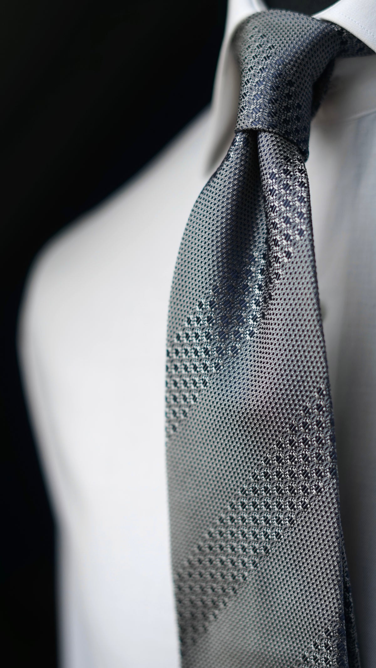 Bespoke Marmo Silk Necktie