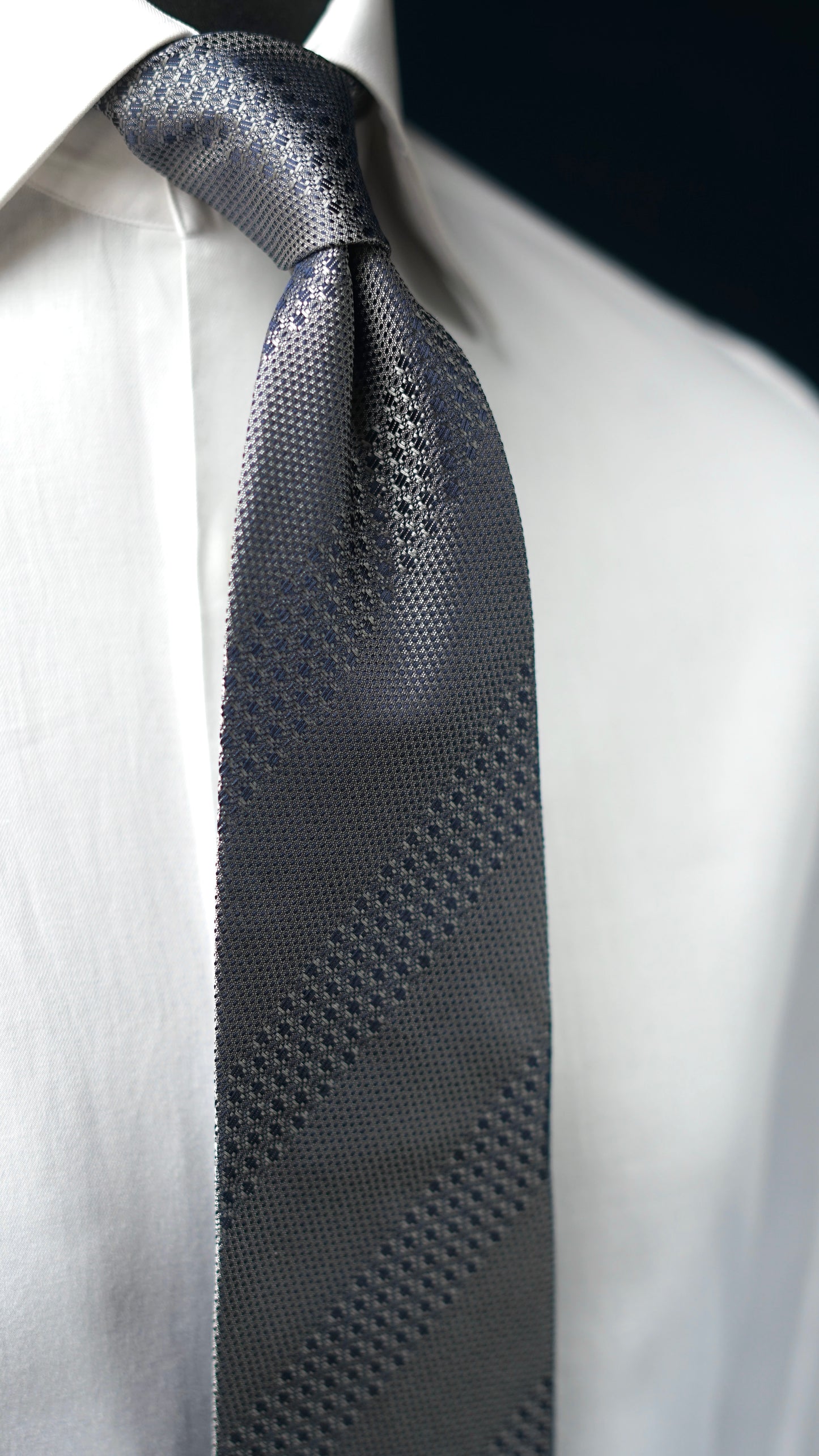 Bespoke Marmo Silk Necktie