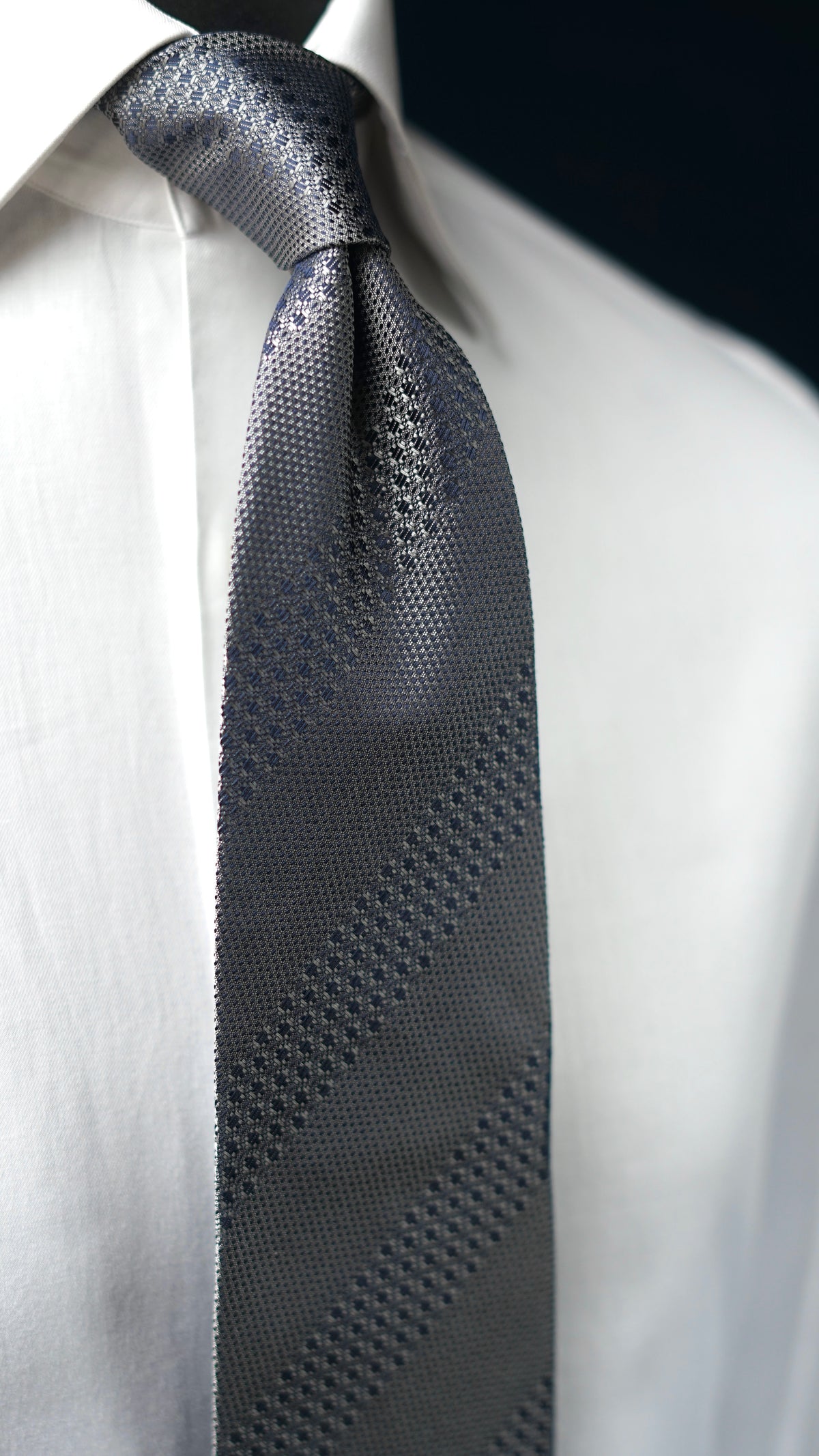 Bespoke Marmo Silk Necktie