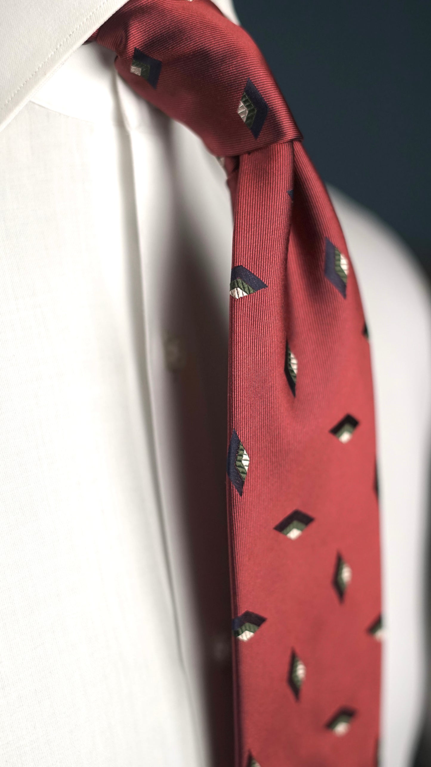 Diomeda Rusty Silk Necktie