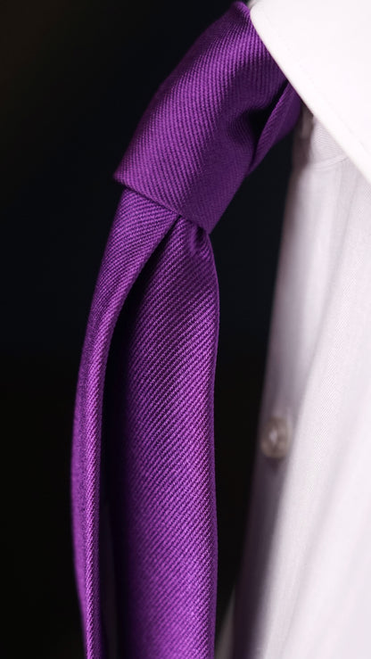 Viola Solida Silk Necktie