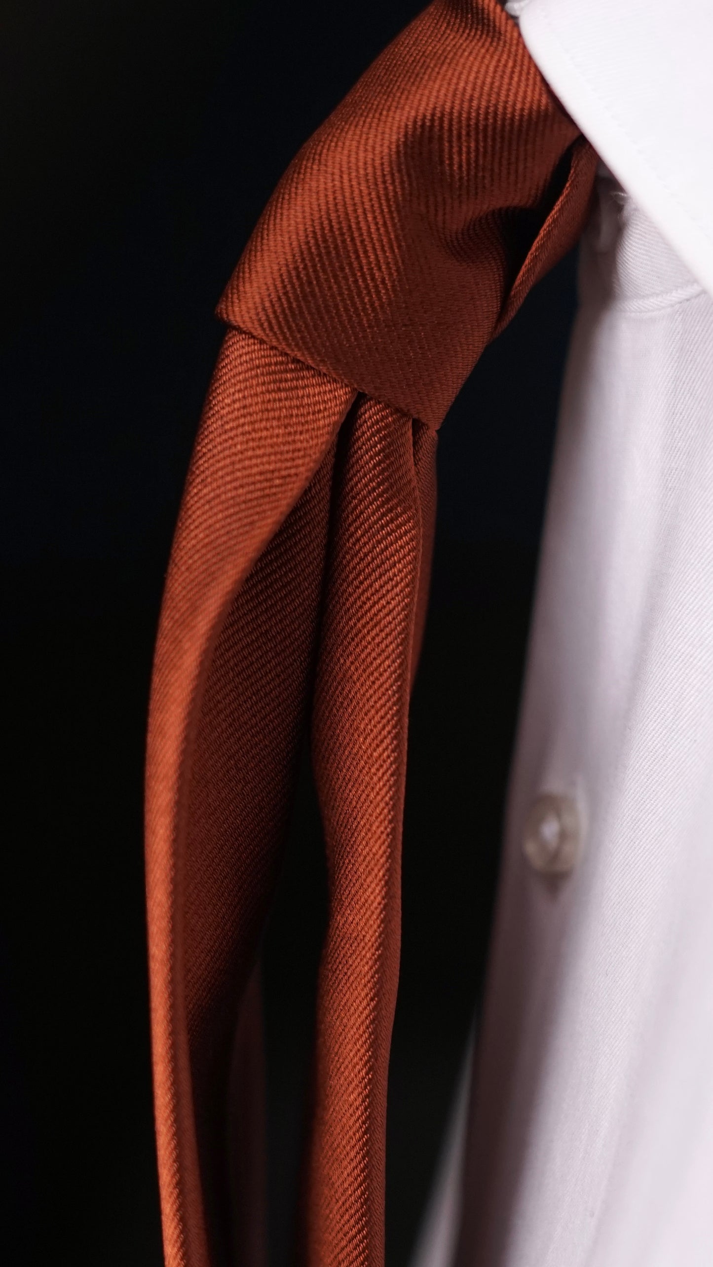 Bespoke Siena Solida Silk Necktie