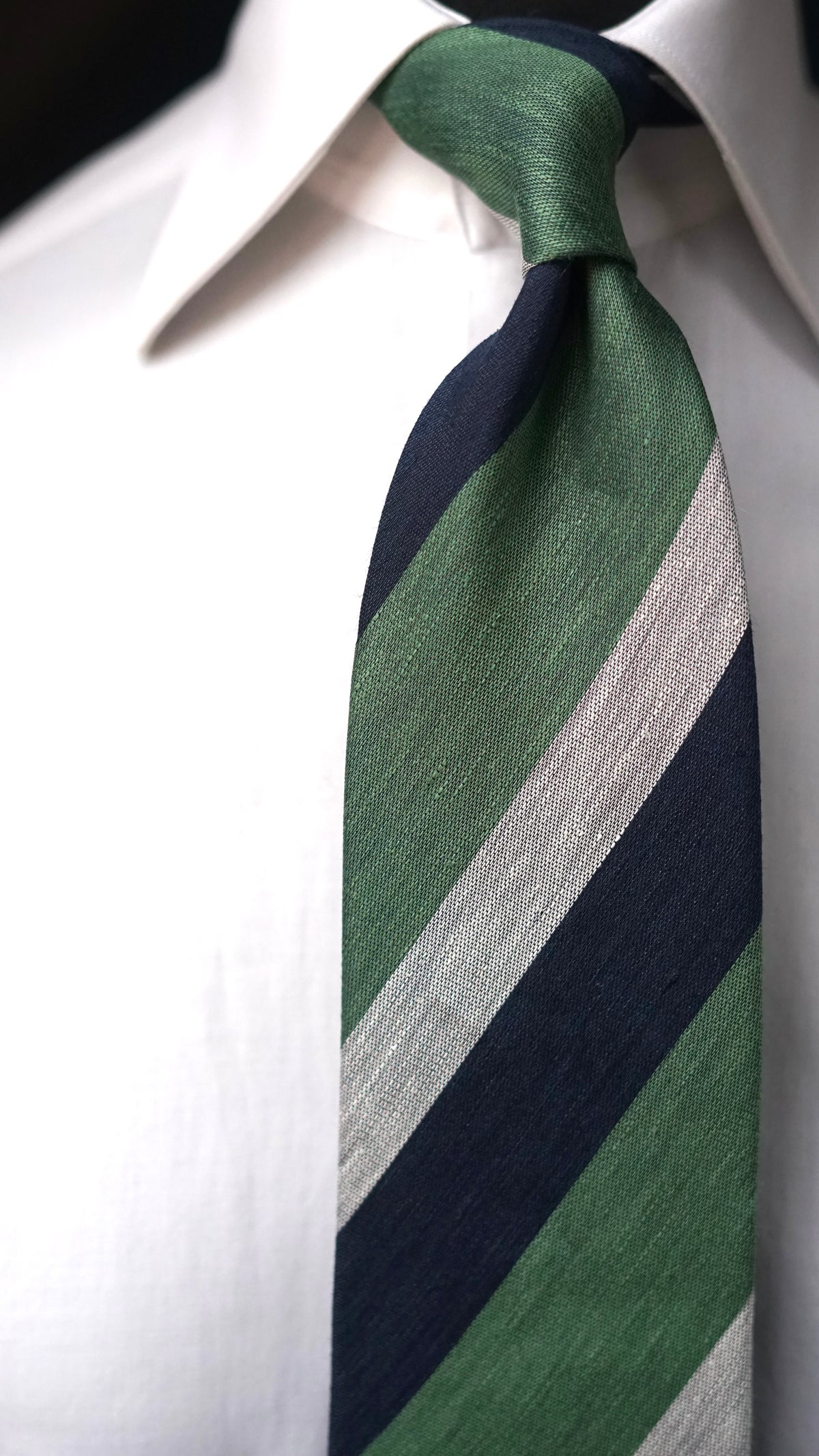Iside Linen/Silk Necktie