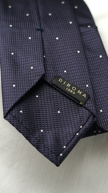 Catania Navy Silk Necktie