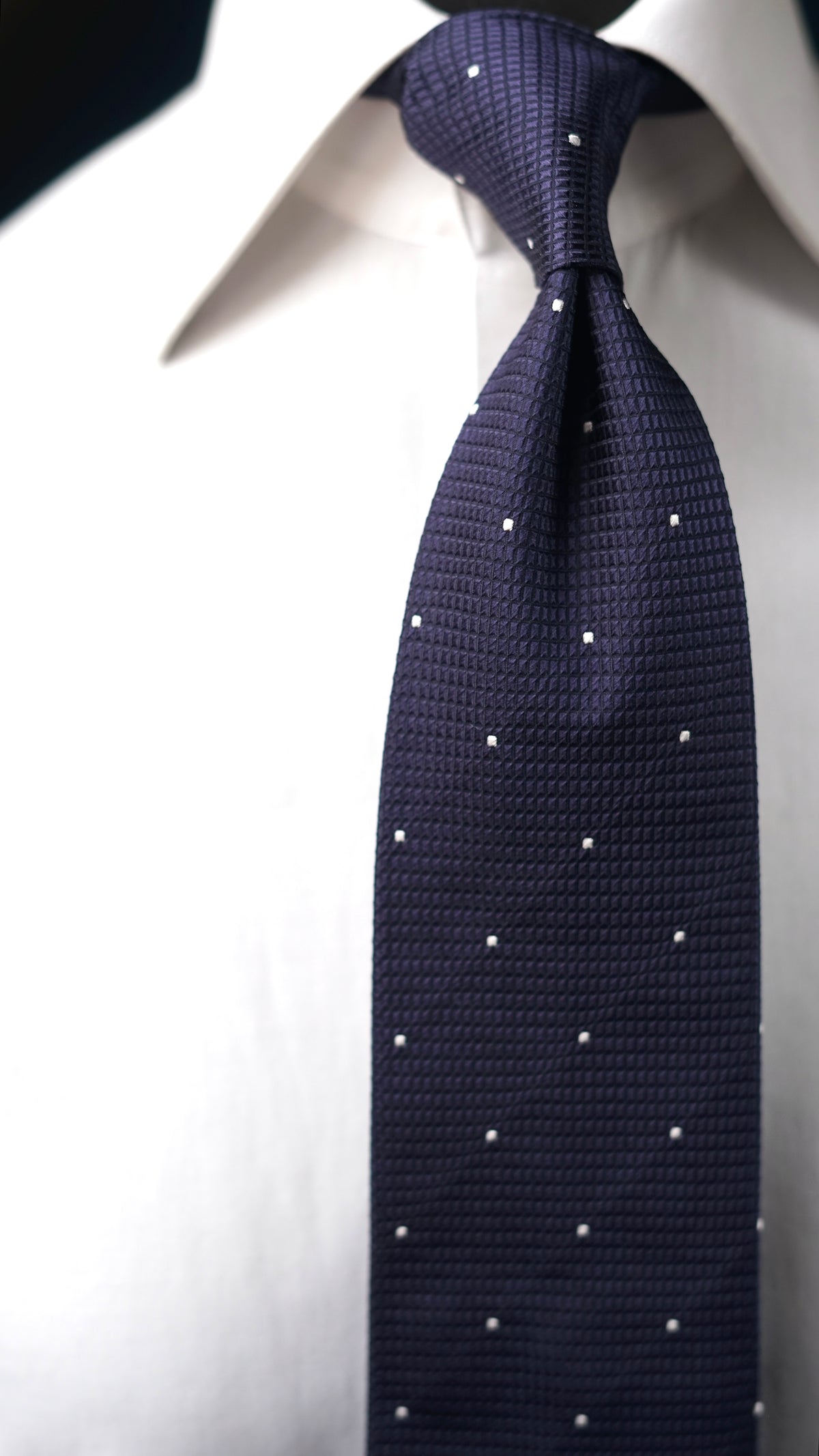 Catania Navy Silk Necktie
