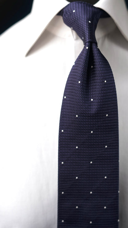 Catania Navy Silk Necktie
